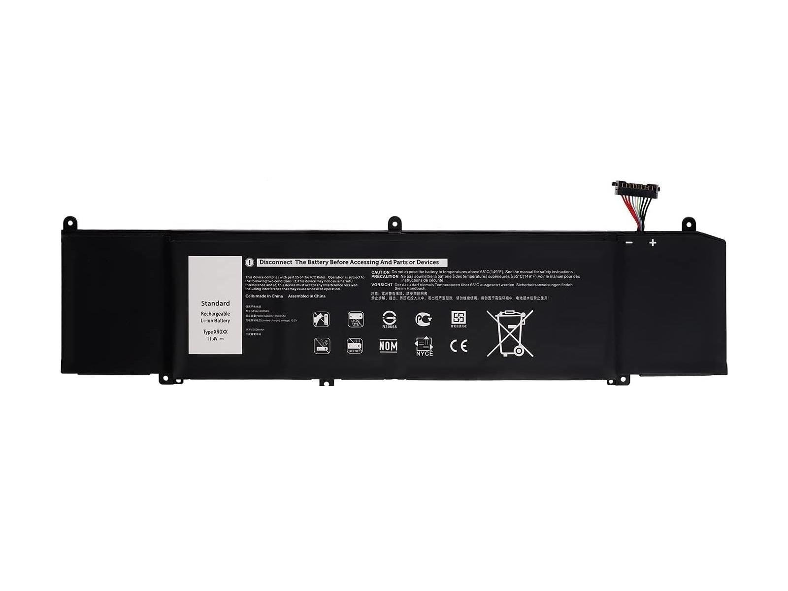 RETRO RETRO Dell Alienware M15, M17, XRGXX Notebook Bataryası - Ver.2 - 6 Cell