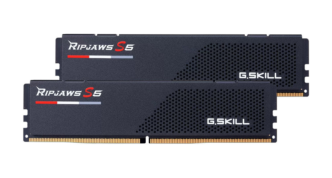 GSKILL GSKILL Ripjaws S5 Siyah DDR5-6000Mhz CL36 16GB (1x16GB) Single (36-36-36-96) 1.35V