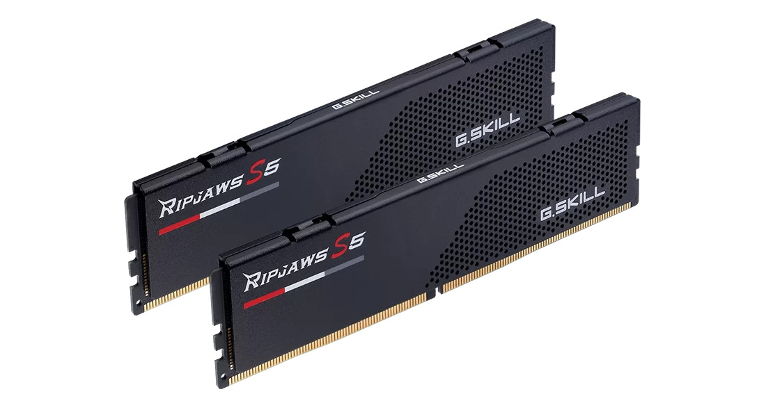 GSKILL GSKILL Ripjaws S5 Siyah DDR5-6000Mhz CL36 16GB (1x16GB) Single (36-36-36-96) 1.35V-58486