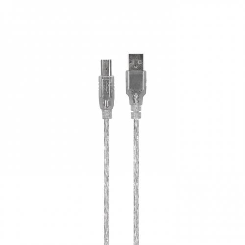 S-LINK OEM USB230, Şeffaf, USB Yazıcı Kablosu, 3 Metre