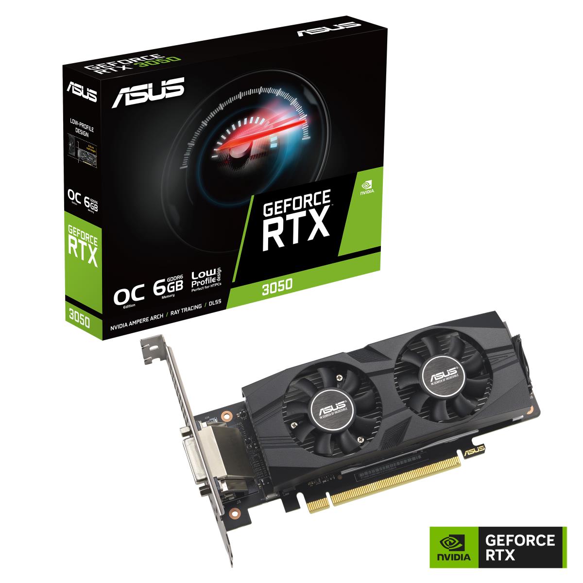 ASUS ASUS GEFORCE RTX3050-O6G-LP-BRK 1807MHz OC 1xHDMI 3xDP EKRAN KARTI