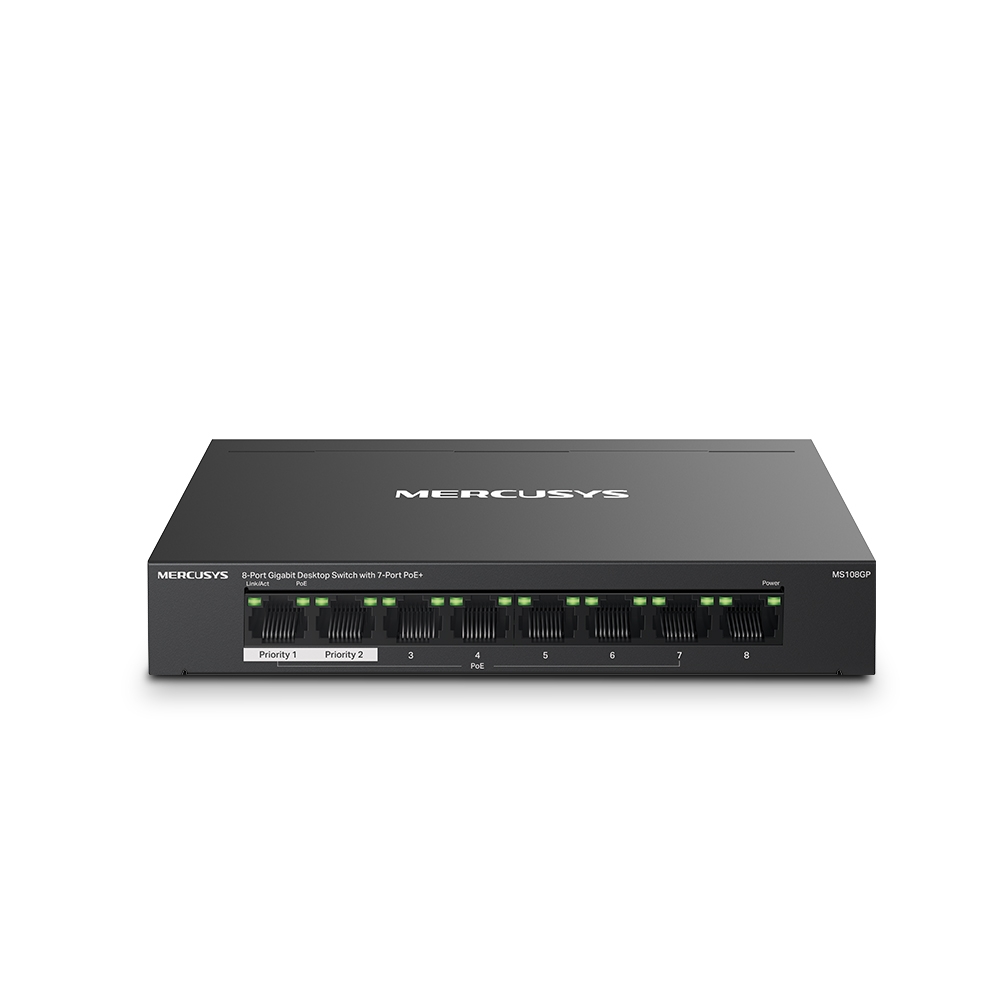 TP-LINK Mercusys MS108GP 8-Port Desktop Switch