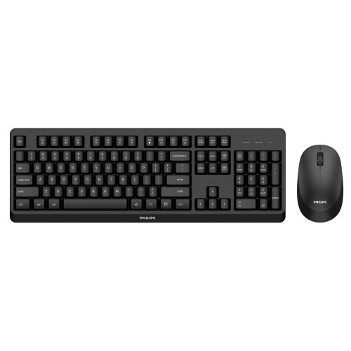 PHILIPS PHILIPS SPT6307BL/38, Siyah, Kablosuz, Türkçe Q, M.Medya, Klavye Mouse Set