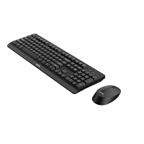 PHILIPS PHILIPS SPT6307BL/38, Siyah, Kablosuz, Türkçe Q, M.Medya, Klavye Mouse Set-61168