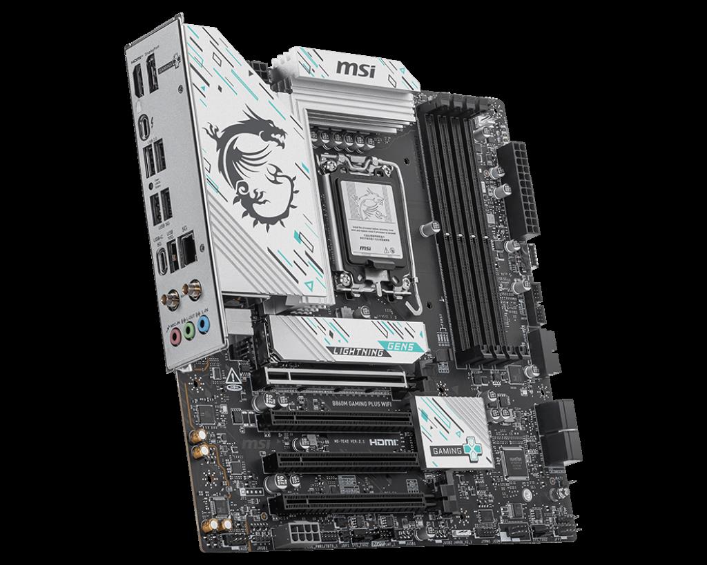 MSI MSI B860M GAMING PLUS WIFI SOKET 1851 DDR5 8600MHZ(OC) 3xM.2 1x TB4 HDMI DISPLAY 5G LAN WIFI 7 mATX-54410