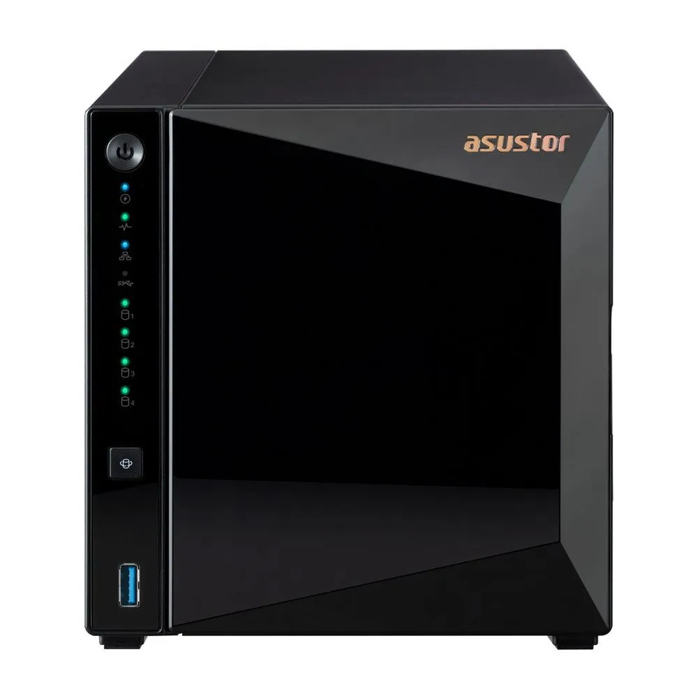 ASUSTOR ASUSTOR AS3304T V2 REALTEK RTD1619B 4 YUVALI 4X22TB DESTEĞİ 2GB DDR4 2.5GbE x1 USB 3.2 x3-56593