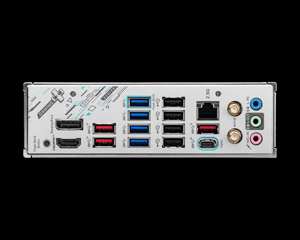 MSI MSI MB X670E GAMING PLUS WIFI AM5 DDR5 7800MHZ(OC) 4x M.2 USB 3.2 HDMI DP 2.5G LAN AMD WIFI 6E ATX-40716