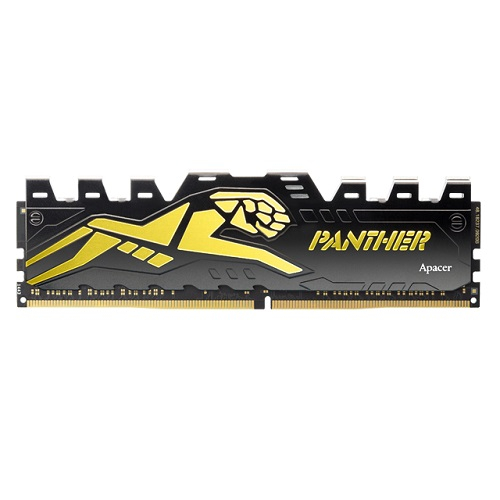 APACER Apacer Panther Black-Gold 32GB (2x16GB) 3200Mhz CL16 DDR4 Gaming Ram (AH4U32G32C28Y7GAA-2)-25666