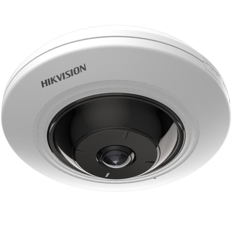 HIKVISION HIKVISION DS-2CD2955G0-ISU 5MP FISHEYE 1.05MM M12 LENS 8MT H.265+ IP DOME KAMERA