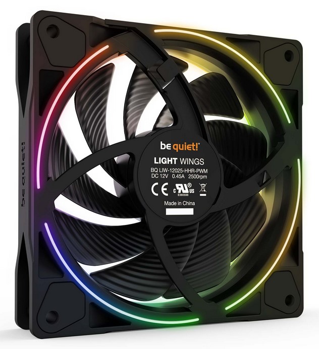 BE QUIET! Be Quiet! Light Wings 120mm PWM Premium ARGB Kasa Fanı, 4 Pinn - BL073-28073