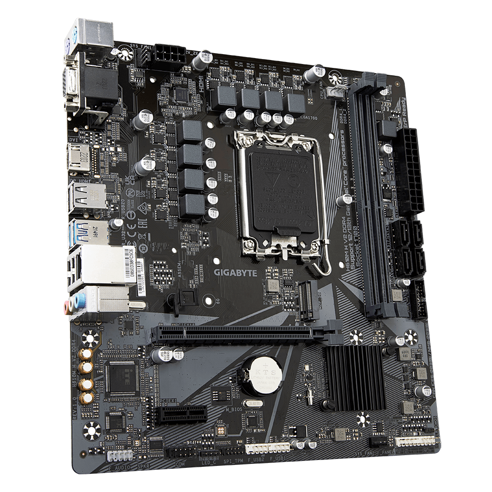 GIGABYTE Gigabyte H610M H V2 D4 1700P Vga Hdmi Usb3.2-27566