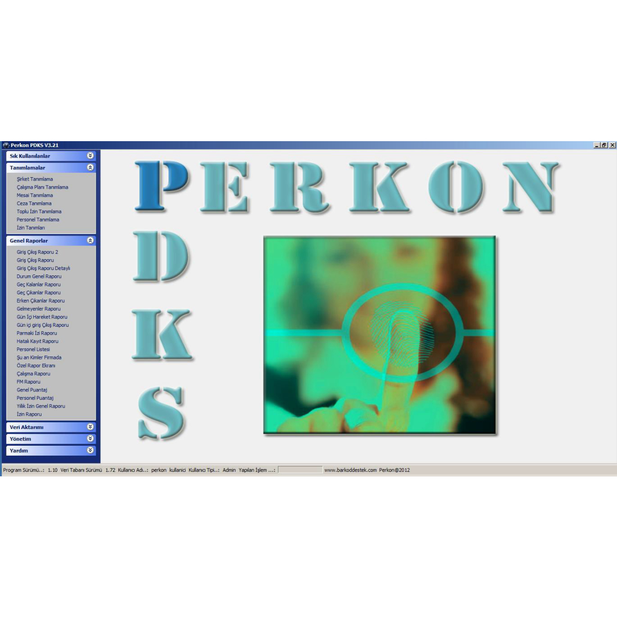 PERKON Perkon PDKS Yazılımı