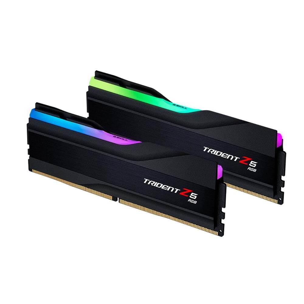 GSKILL  Trident Z5 RGB Siyah DDR5-6400Mhz CL32 32GB (2x16GB) DUAL (32-39-39-102) 1.4V-59023