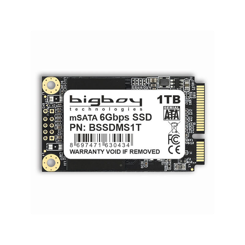 BIGBOY BSSDMS1T 1TB mSata Sata3 Notebook SSD