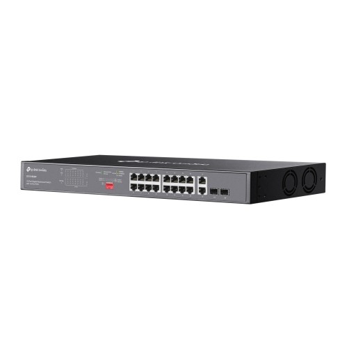 OMADA TP-LINK DS1018GMP 250W 16GE PoE Switch 2SFP, 2 combo GE Metal, Rack-mountable-68977