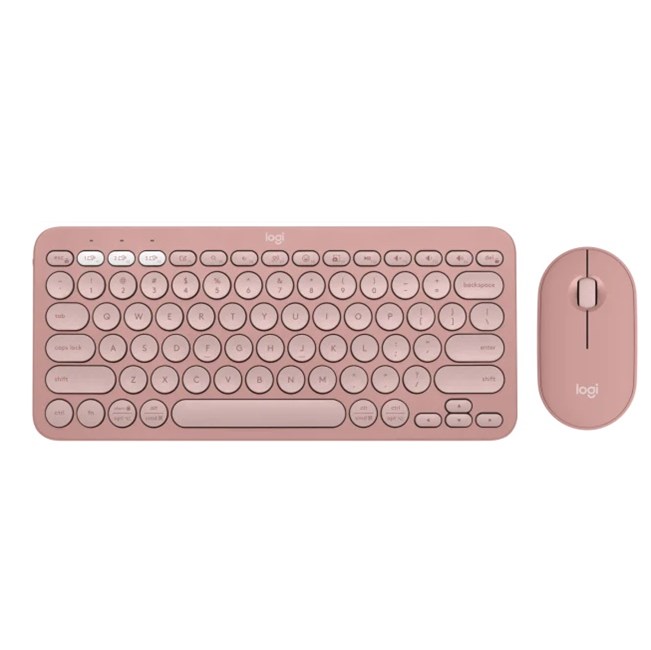 LOGITECH Logitech Pebble 2 Blutooth K&M Set Pembe