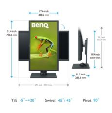 BENQ 32 inç 4K Fotoğraf ve Video Düzenleme Monitörü Adobe RGB | SW321C-55286