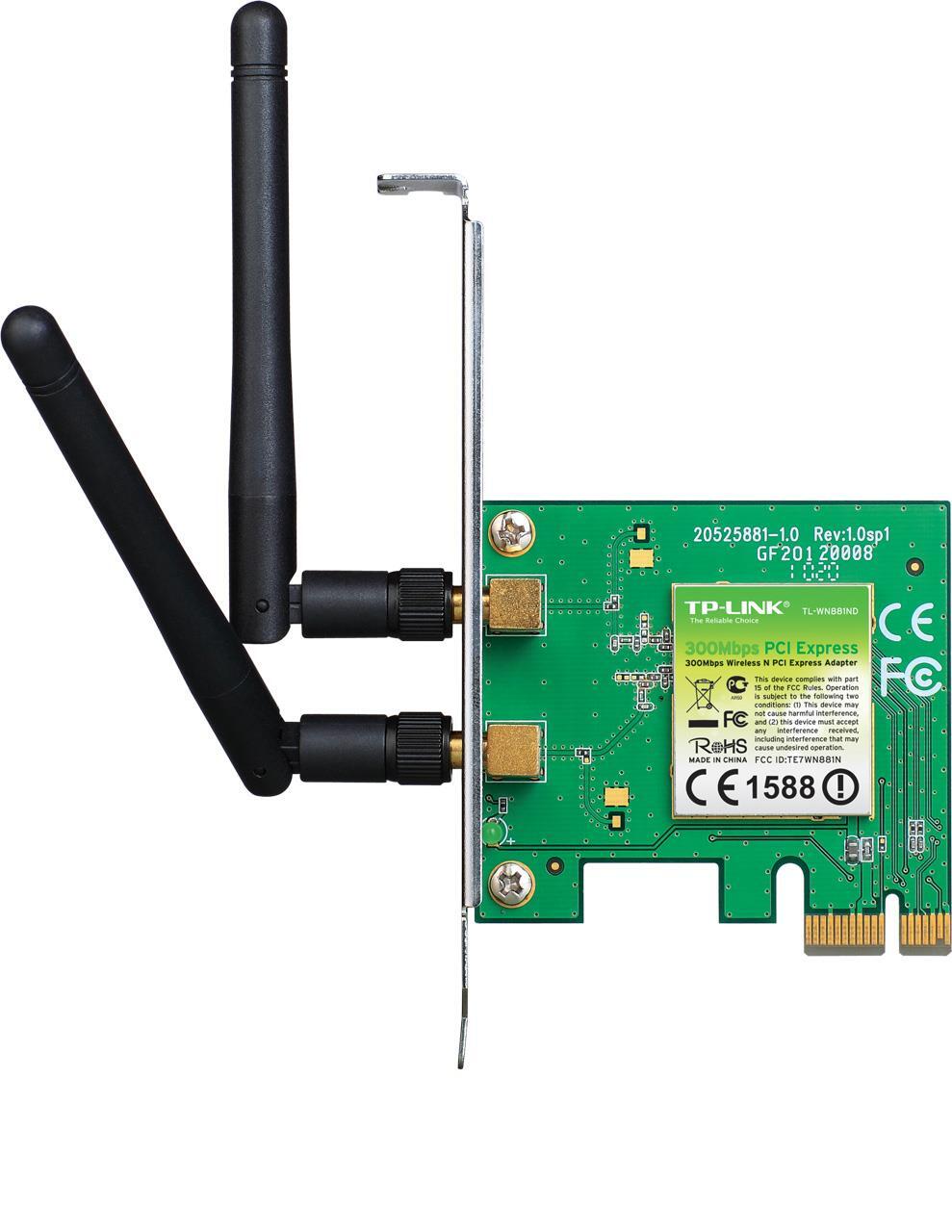 TP-LINK TP-LINK TL-WN881ND 300MBPS 2ANTEN PCI EX WIFI ADAPTOR 