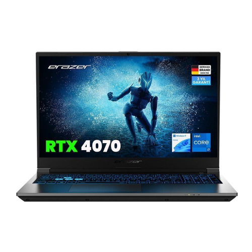 ERAZER Deputy P60, MD62624-R32, i7-13620H,  15.6&quot; FHD, 144Hz, 32Gb Ram, 1TB NVMe M.2 SSD, 8GB RTX4070 Ekran Kartı, Win11 Ho