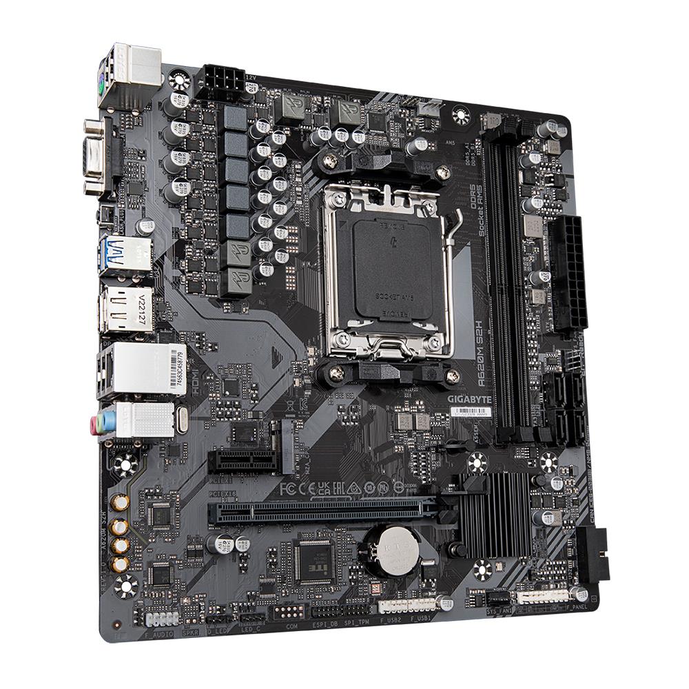 GIGABYTE Gigabyte A620M S2H 6400mhz(OC) M.2 AM5 mATX DDR5 Anakart-45006