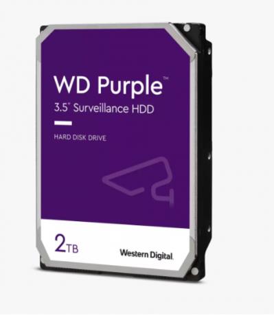 WD 2TB WD Purple SATA 6Gb/s 64MB DV 7x24 WD23PURZ