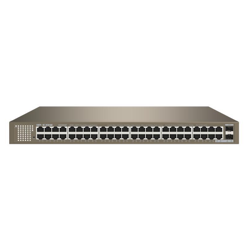 IP-COM IP-COM G3350F 48 PORT GIGABIT + 2X10GB SFP UPLINK L2 CLOUD Y�NET�LEB�L�R RACKMOUNT SWITCH 