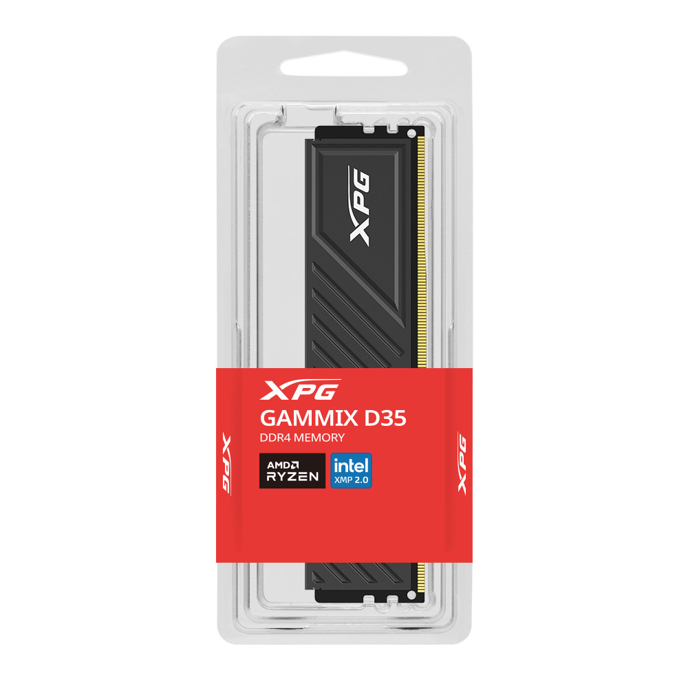 ADATA XPG Gammix D35 Siyah DDR4-3200Mhz CL16 8GB (1x8GB) Single (16-20-20) 1.35V