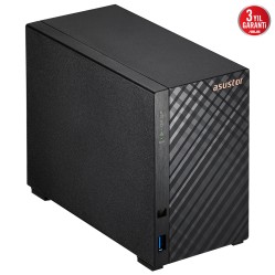 ASUSTOR Asustor AS1102TL 2xDisk (2x22TB'a Kadar) 1GB DDR4 1xGbE Nas Yedekleme Ünitesi-65225