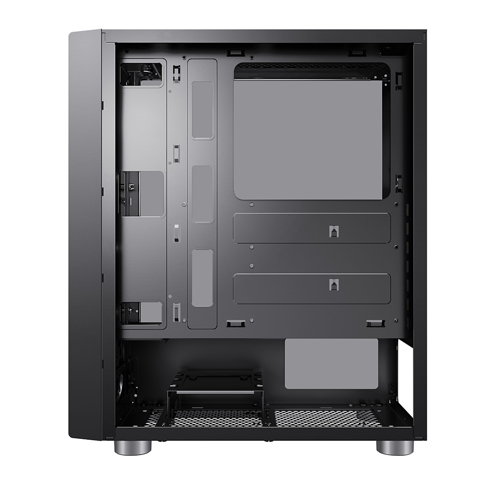 POWERBOOST  VK-G3403S 650w 80+ USB3.0 Kırmızı LED fan Mesh Panel kasa-58357