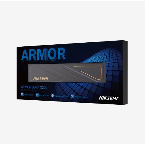 HIKSEMI HIKSEMI ARMOR, HSC416U32Z2, 16GB, DDR4, 3200Mhz, CL22, XMP 2.0, Soğutuculu, Desktop, Gaming RAM (By Hikvision)