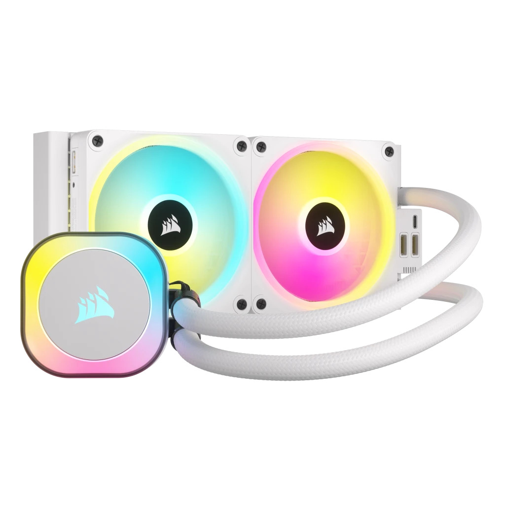 CORSAIR CORSAIR CPU COOLER CW-9061005-WW iCUE LINK H100i RGB AIO Sıvı İşlemci Soğutucusu Beyaz