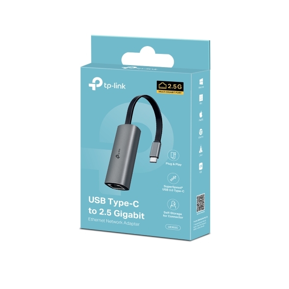TP-LINK TP-LINK UE302C USB3.0 TYPE-C 2.5 GİGABİT ETHERNET AĞ ADAPTÖRÜ-55478