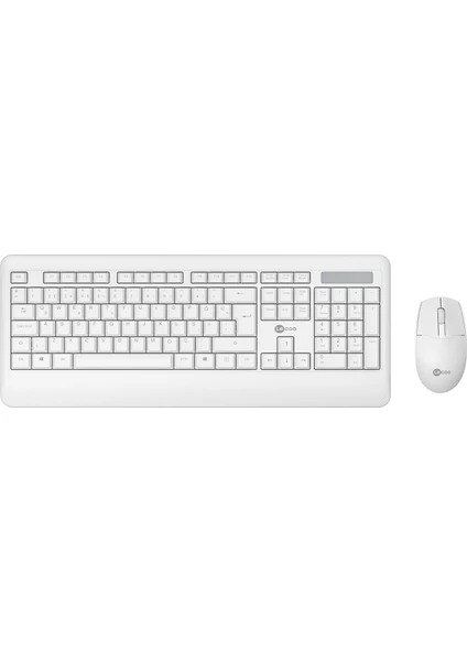 LECOO LENOVO LECOO KW202 KABLOSUZ KLAVYE & MOUSE SET BEYAZ