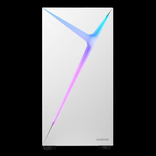 GAMDıAS GAMDIAS ARGUS E4 Elite WH, 600W, Tempered Glass, ARGB, ATX, 80+ Bronze, White Edition, GAMING KASA-53582