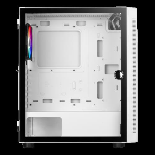 GAMDıAS GAMDIAS ARGUS E4 Elite WH, 600W, Tempered Glass, ARGB, ATX, 80+ Bronze, White Edition, GAMING KASA-53584