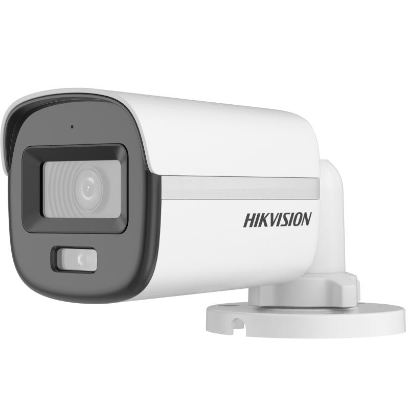 HIKVISION HIKVISION DS-2CE10DF0T-LPFS 2MP 2.8MM CMOS 1080P 20MT IP 67 HD-TVI DAHİLİ SES COLOR-VU IR BULLET KAMERA