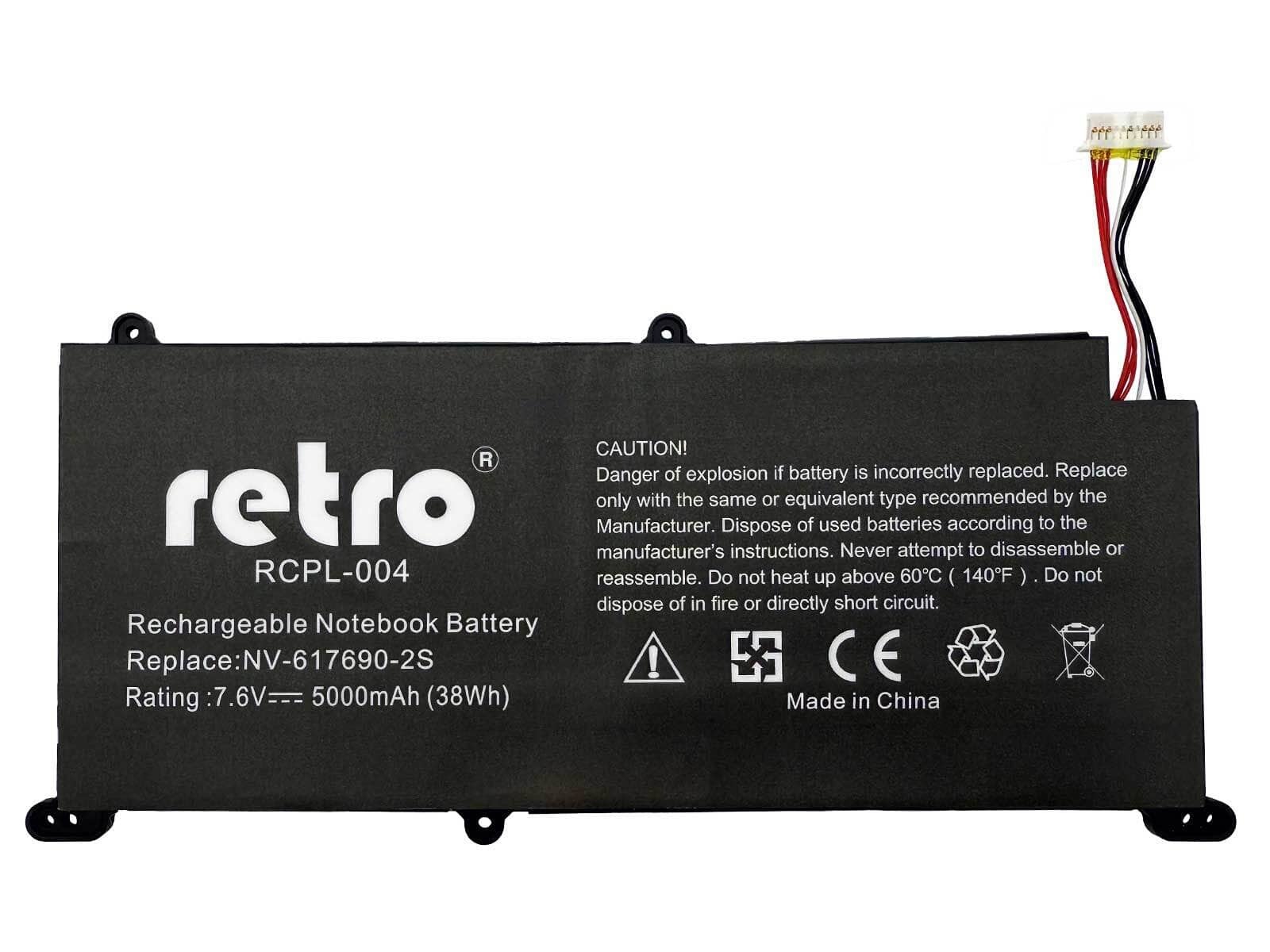 RETRO RETRO NV-617690-2S Notebook Bataryası
