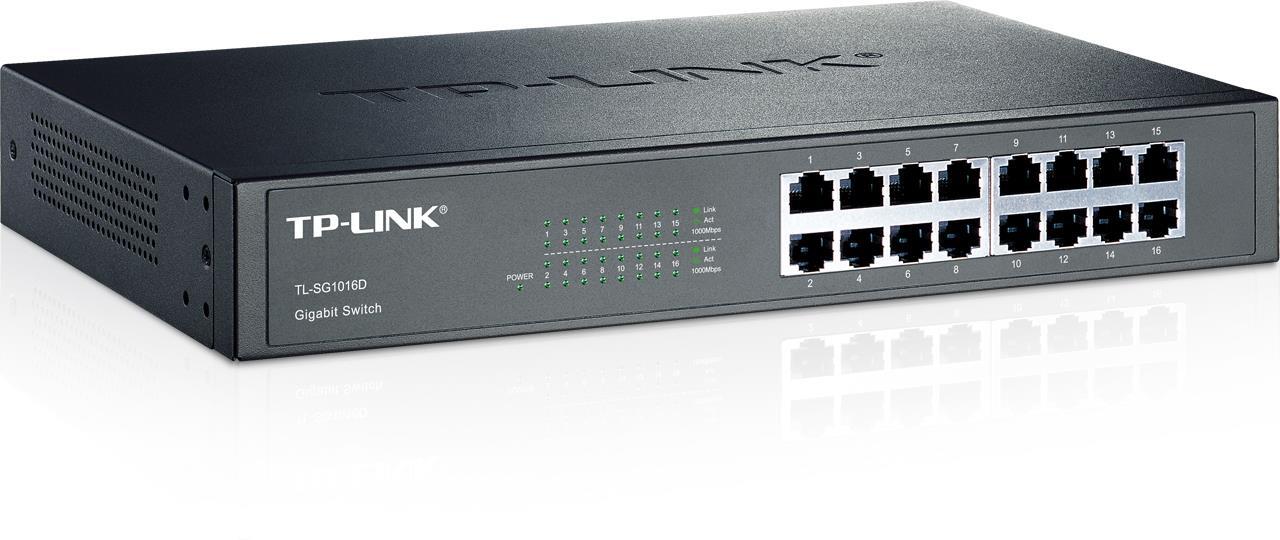 TP-LINK TP-LINK TL-SG1024D 24 PORT 10/100/1000 GIGABIT RACKMOUNT SWITCH 