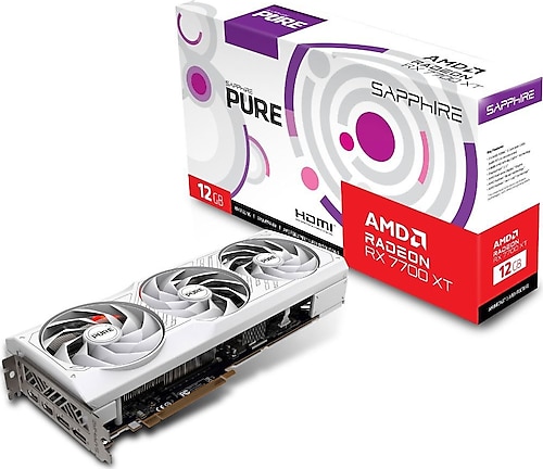 SAPPHIRE VGA PURE AMD RX 7700XT GAM OC 12GB GDDR6