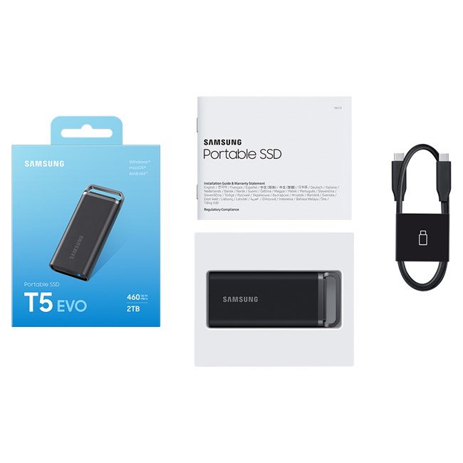 SAMSUNG Samsung T5 Evo 2TB Usb3.2 Gen1 Siyah-38273