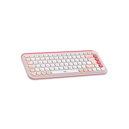 LOGITECH LOGITECH POP ICON COMBO, Rose-Beyaz, 920-013077, Kablosuz, Türkçe Q, Klavye Mouse Set-59104