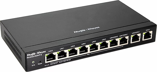 RUIJIE RUIJIE RG-EG310GH-P-E  10 PORT GIGABIT 10/100/1000 8 PORT POE/POE+ YONETILEBILIR GATEWAY/ROUTER