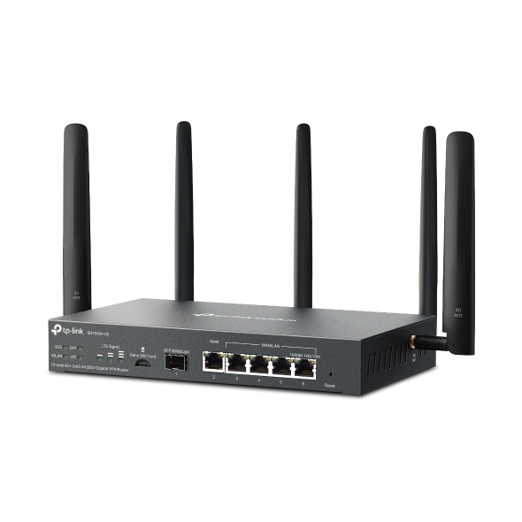 OMADA OMADA  ER706W-4G-4G LTE Wi-Fi 6 AX3000 Load Balance VPN Router.-60782