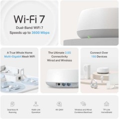 TP-LINK TP-LINK DECO BE25 BE5000 EV WI-FI 7 SİSTEMİ (2-PACK)-65770