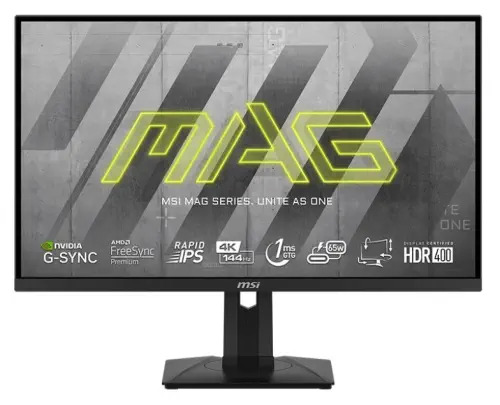 MSI MSI 27 MAG 274UPF E2 3840x2160 (UHD) 16:9 FLAT RAPID IPS 160HZ 1MS G-SYNC ADJUSTABLE PIVOT GAMING MONITOR