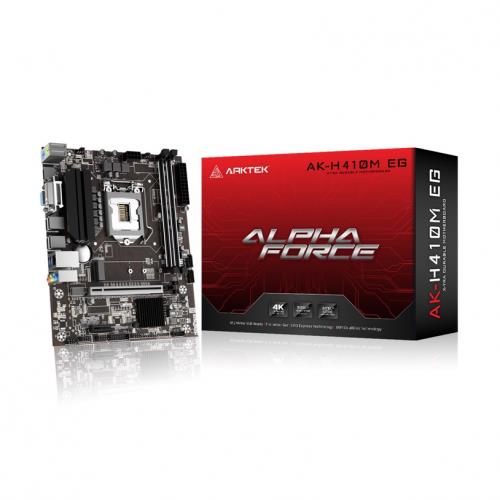 ARKTEK ARKTEK ALPHA FORCE, AK-H410M EG VA, 2xDDR4, M.2, D-Sub, HDMI, 10.Nesil, LGA1200 Soket, Anakart