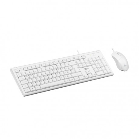 LENOVO LENOVO LECOO USB KABLOLU T�RK�E Q KLAVYE MOUSE SET BEYAZ CM101-B -34269