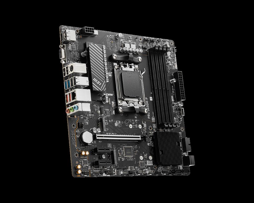 MSI MSI MB PRO B650M-P AM5 DDR5 6000MHZ(OC) HDMI DP VGA 2X M.2 USB3.2 2.5G LAN MATX-28496