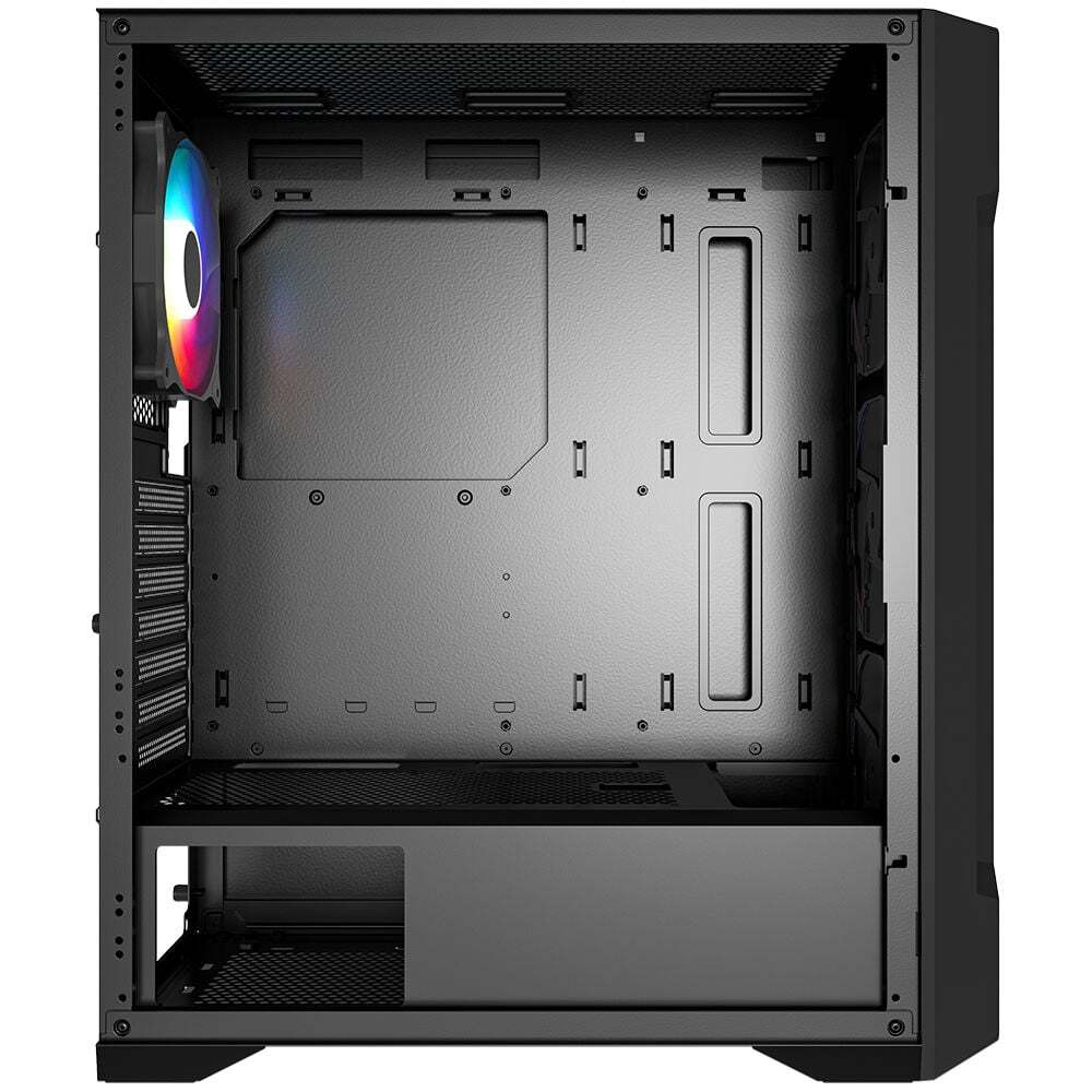 POWERBOOST POWERBOOST PowerBoost PB-PS6849B 650w 80+ Bronze USB 3.0 Mesh 4*12cm Rainbow Fanlı Mid-T ATX Gaming Siyah Kasa-59775
