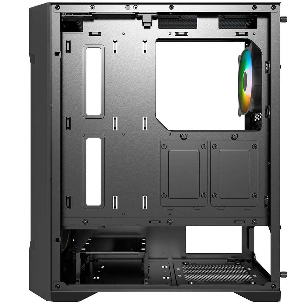 POWERBOOST POWERBOOST PowerBoost PB-PS6849B 650w 80+ Bronze USB 3.0 Mesh 4*12cm Rainbow Fanlı Mid-T ATX Gaming Siyah Kasa-59776